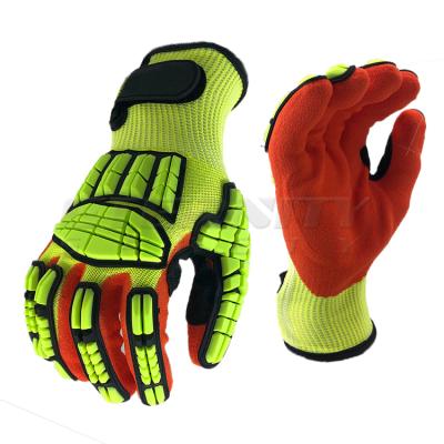 China Cut Resistant HPPE Shell Hand Protection AntiCut Level 5 Anti Impact Gloves for sale