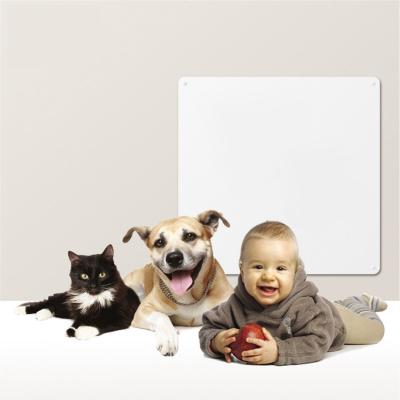 China Hotel Low Consumption Ultra Thin Wall Mounted Infrared Panel Heater With DIY Painting for sale