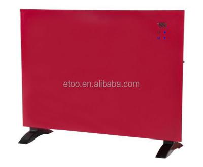 China Household Glass Panel Crystal Display Mica Infrared Aluminum Liquid Radiator Convector Heaters for sale