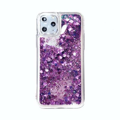 China New Color Anti-fall 2022 Bling Liquid Glitter Moving Stars Quicksand Transparent Case For iPhone 13 12 Pro Max for sale