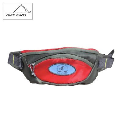 China Water Proof Polyester Grid Waist Pussy Waist Pack Bag/Outdoor Sport Adjustable Buckle Zippered Belt Bag Travel Waist Bag for sale