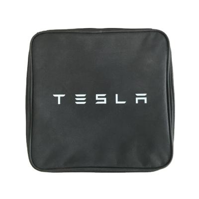 China Custom zipper closure china logo 600D polyester travel organizer case bag with zipper for car storage for sale