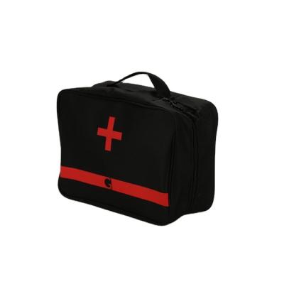 China Factory custom medical storage bag/600D polyester zipper custom zipper logo housewear first aid bag for sale