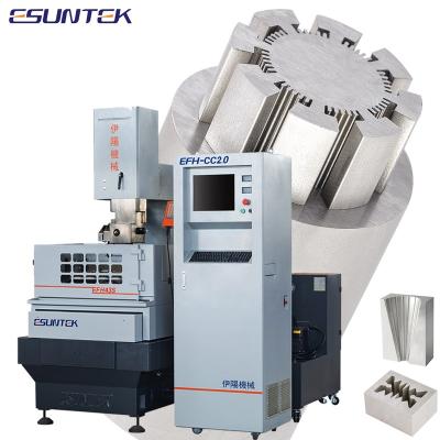 China Building Material Stores Esuntek CNC Wire Cutting EDM Machine with Stepper Motor Molybdenum Wire for Punching and Die Mold for sale