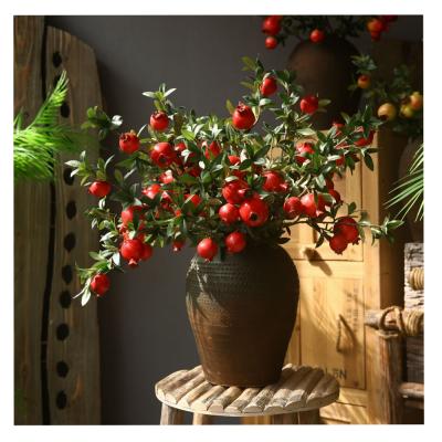 China Neary Natural 2022 New Design Hot Sale Layout Simulation Pomegranate For Christmas Decor for sale