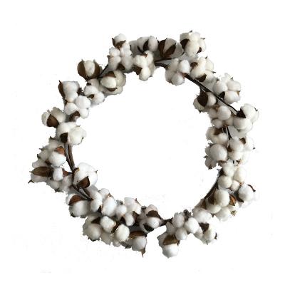 China 2022 Popular high quality dry natural cotton party/wedding/home decoration decorative garland for home decoration for sale