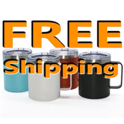 China Wholesale Free Shipping Stainless Steel Coffee Camping Disposable Double Walled Insulated Cup for sale