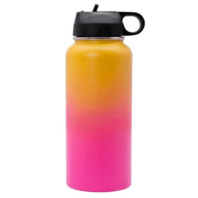 China Business WeVi Stainless Steel Metal Double Wall Vacuum Insulated Water Bottle for sale