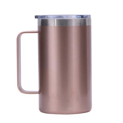 China WeVi 12oz 14oz 24oz 32oz Eco-friendly Sustainable Stainless Steel Double Wall Coffee Mug With Slide Lid for sale