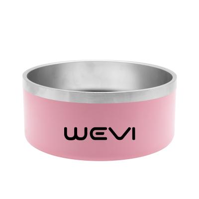 China Wevi Viable 32oz 64 oz 18/8 Stainless Steel Dog Dish Double Wall Bottle for sale