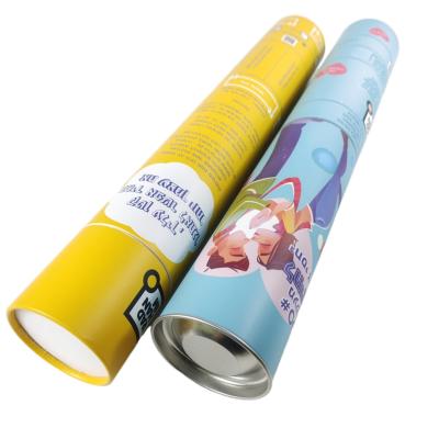 China Recyclable Paper Tube Box For Packing Normal Round Paper Boxes With Round Gift Boxes Custom Design And Printings For Retail for sale