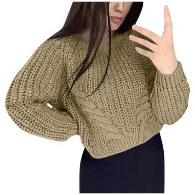 China 2021 Spring Summer Fashion New Hot Selling Sweater Manufacturer High Quality Round Neck Sweater Crewneck Sweater Anti-wrinkle For Women for sale