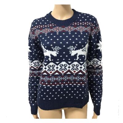 China High Quality Embroidery Warm Top Christmas Sweater Manufacturer Anti-Wrinkle Sweater Ugly Christmas Loose Knitting Sweater for sale