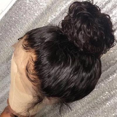 China Can Either Keep Texture After Washed 360 Lace Frontal Wig Seller Pre Plucked With Baby Hair Body Wave Brazilian Remy Hair 40 Inch Full Lace Human Hair Wig for sale