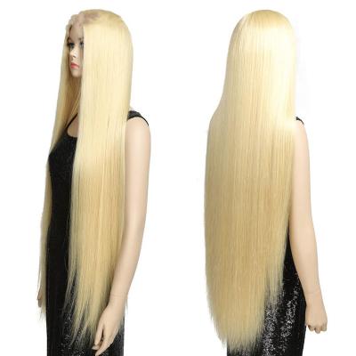 China Other Brazilian Blonde 613 Full Lace Human Hair Wigs 40 Inches Lace Front Human Hair Wigs For White Women for sale