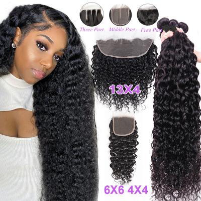 China Cheap Seller Curly Virgin Hair Brazilian Curly Hair Bundles With Closure Grade 12a Double Drawn Hair Weaves Bundles And Frontal Bundle for sale