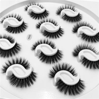 China Natural soft wholesaler private label silk eyelashes vegan lashes 10 pairs gold flower tray set lashbook packaging lashes3d Faux mink for sale