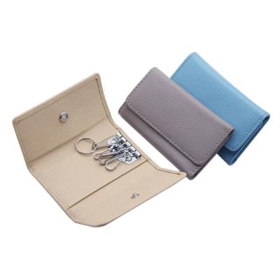 China Fashion New Design Mini Multi Function Key Holder Pocket Key Holder Purse Leather Wallet for sale