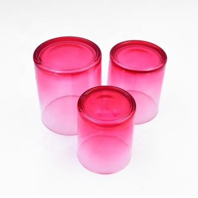 China High Qiality RTS In Stock 220ml 310ml 460ml Wholesale Luxury Empty Candle Jars For Wedding Holder for sale