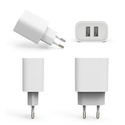 China Mobile Phone OEM ODM Phone Charger 20W USB C Dual USB Wall Charger Palladium Fast Charging Left Hand Charger For Apple Mobile Phone for sale