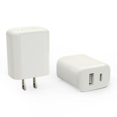 China Mobile Phone PD 20W USB Fast Charging QC 3.0 Fast Phone Wall Charger Adapter For iPhone for sale