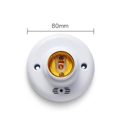 China Screw Noise Light Control Switch Lamp Socket Induction Delay Voice Control Led Energy Saving E27 Screw Bracket for sale