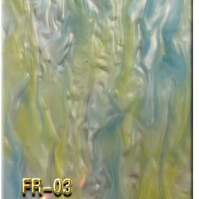 Chine Laminé en plastique moulé à la feuille acrylique à motifs 24x24 2 mm 3 mm OEM à vendre