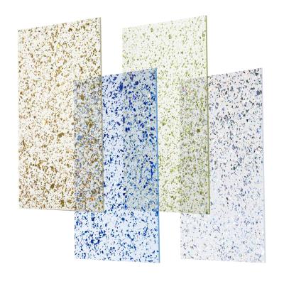 China Cutting Processing Service Sparkling Glitter Acrylic Sheet 12x12 No Fading for sale