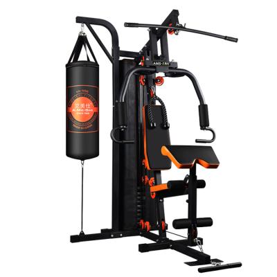 China Universal Multi Functional Exercise Integrated GYM Trainer Three Station Reference 2 Station Fitness Extension Exercise Equipment Home Machine for sale