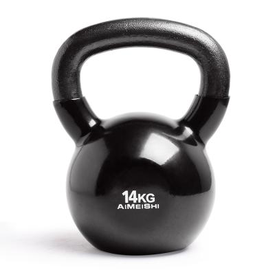 China Universal Vinyl Coated Gym Workout Strength Training Fitness Home Kettle Bell for sale