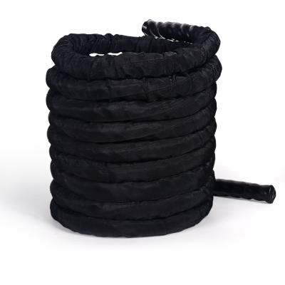 China 9M 12M Heavy Duty Nylon Training Exercise Gym Workouts Power Training Climbing Wrestling Battle Rope for sale