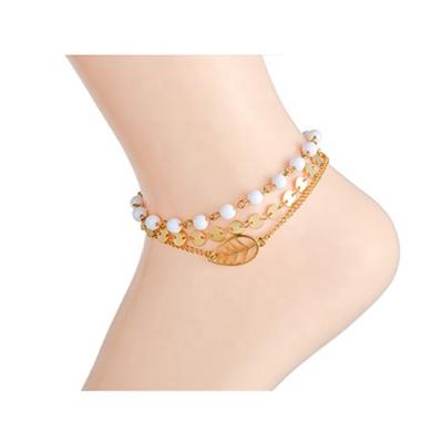 China New Classic CLASSIC Anklets Bracelet Beach Chic Anklets Star Brighter and Heart Eye-Catchin Cruciform Anklets For Women for sale