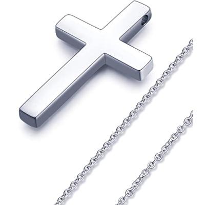 China FASHIONABLE Wholesale Chain Pendant Necklace Stainless Steel Silver Tone Various Lengths Dangle Necklace For Women Men for sale