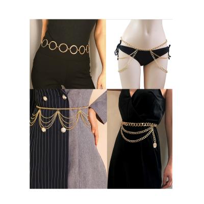 China Multifunctional Bohemian Waist Chain Women Waist Chain Summer Style Vacation Beach Beach Bikini Bra Body Chain Fashionable Sets for sale