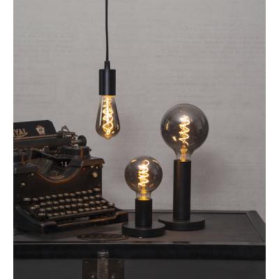 China Gray Gold 4W 5W E26 E27 LED ST64 Filament Decoration Glass Residential Light Bulb From China Factory for sale