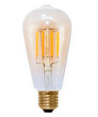 China Retro Hotel Vintage Edison Clear 120V 220V ST64 E26 LED Filament Light Bulb for sale