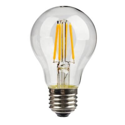 China Retro Edison E26 E27 B22 4W A19 LED Filament Residential Warm White Light Bulb for sale