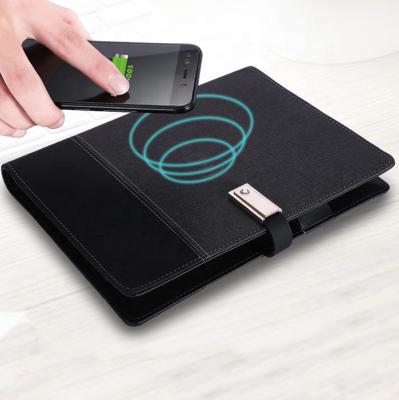 China Spiral Durable Charging Pad with Powerbank USB Wireless Charger for sale