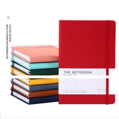 China 2021 Custom Leather Notbook Diary PU A5 Hard Cover Notebook With Pen Holder for sale