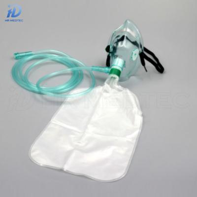 China High Quality Medical Care Non Rebreather Disposable Oxygen Mask With 1000ml Reservoir Bag For Sleep Apnea for sale