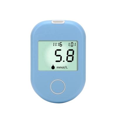 China Digital Blood Glucose Meter Home Accurate Accurate Electronic Medical Glucometer Machine with Test Strip Collection Pen and Needles for sale