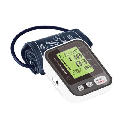 China Citizen Checks Daily Electronic Arm Cuff Automatic Digital BP Blood Pressure Monitor Machine for sale