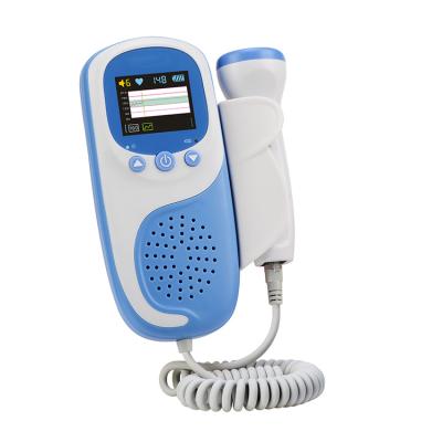 China Convenience Pregnant USB Rechargeable Handheld Digital Fetal Heart Rate Doppler for sale