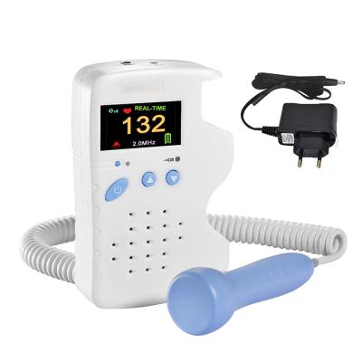 China Convenience HRmedtec Portable Ultrasound Prenatal Heart Rate Monitoring Pocket Fetal Doppler For Sale for sale