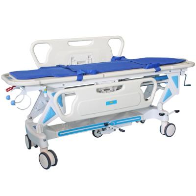 China Hospital Trolley Factory Price Hospital Emergency Medical Rescue Used Luxurious Stretcher Bed For Hospital Emergency Room for sale