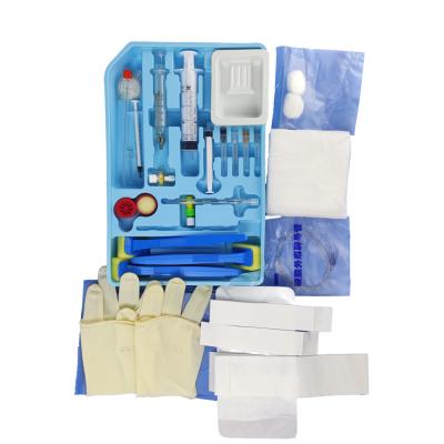 China Anesthesiology CE Approved Sterile Combo Surgical Spinal Epidural Disposable Anesthesia Puncture Kit For Labor Analgesia for sale