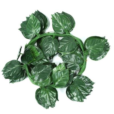 China Artificial Plant 12 Strands IVY Leaves Artificial Green IVY Garland Greenery Decor for Garden for sale