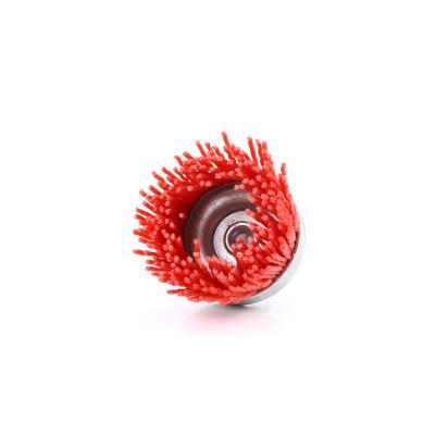 China Durable Flexible Soft Nylon Bristle Polishing Twisted Wire Cup Brush King Brand for sale