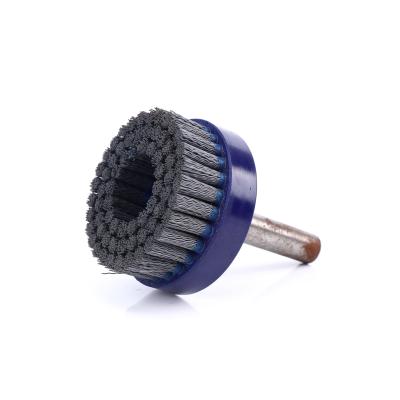 China Durable Fast Delivery Tool Silicon Carbide Abrasive Nylon Wire Disc Wafer Grinding Industrial Brush Brush for sale