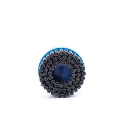 China New Durable Custom Industrial Silicon Carbide Steel Wire Pad Floor Cleaning Pad Brush Bristle Disc for sale